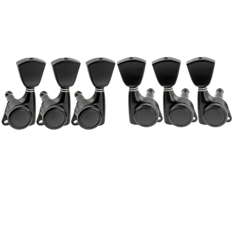 3x3 Locking Tuners 18:1 Ratio • Full Sealed Locking Machine Heads - Black