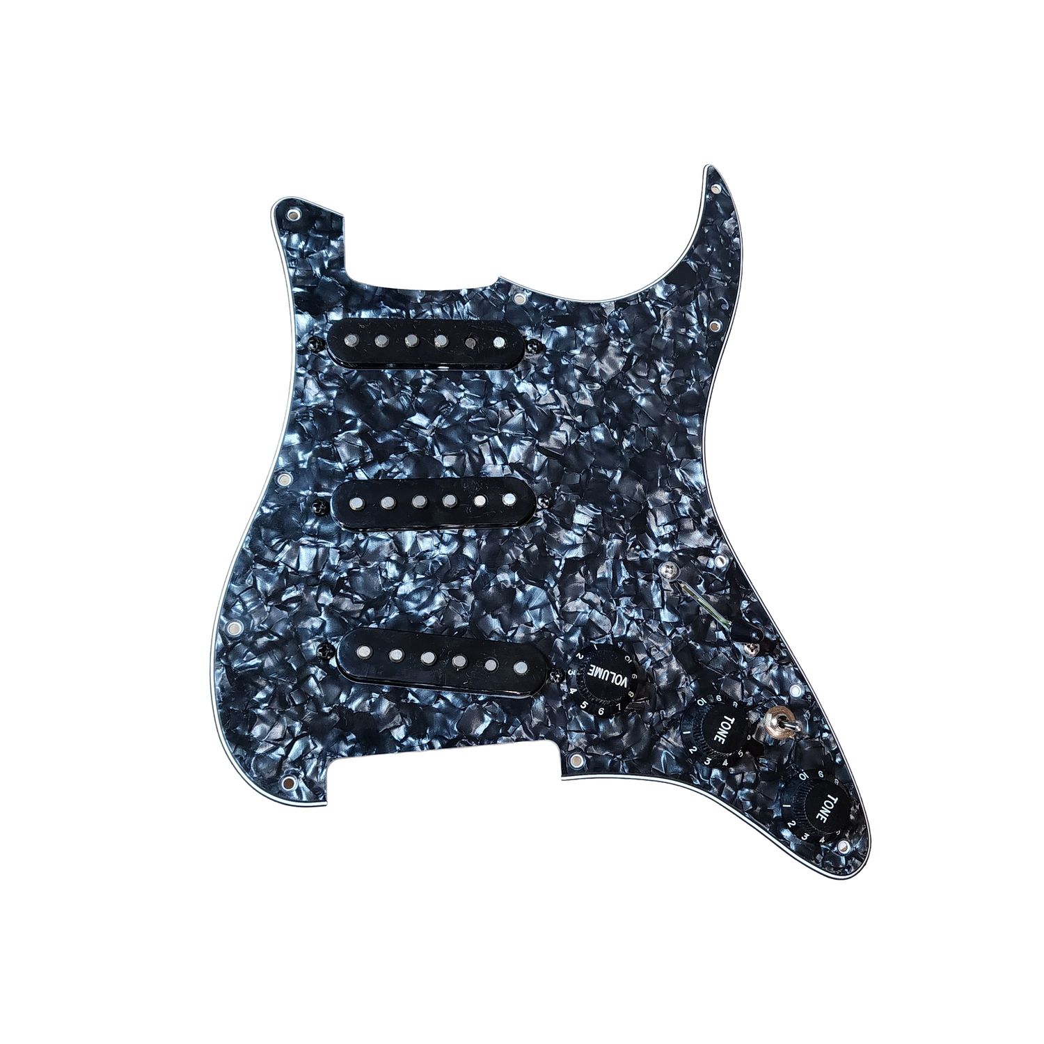 Carparelli 9-Way Strat Mod – Pro-Built Loaded Pickguard with Vintage Tone System