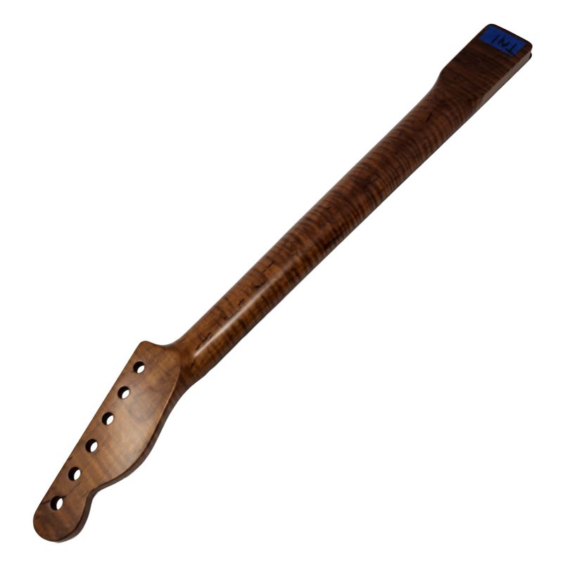 5A Highly Flamed T-Style Neck Roasted Maple-Rosewood – 25.5" Scale Length