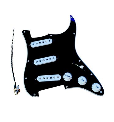 Carparelli Fully Loaded Strat® Pickguard Black 3Ply