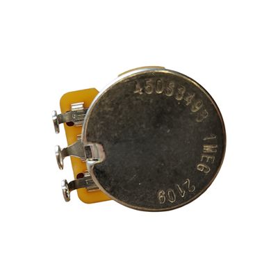 Genuine CTS 1MEG Audio Taper 1/4" Solid Shaft Potentiometer, Brass Shaft