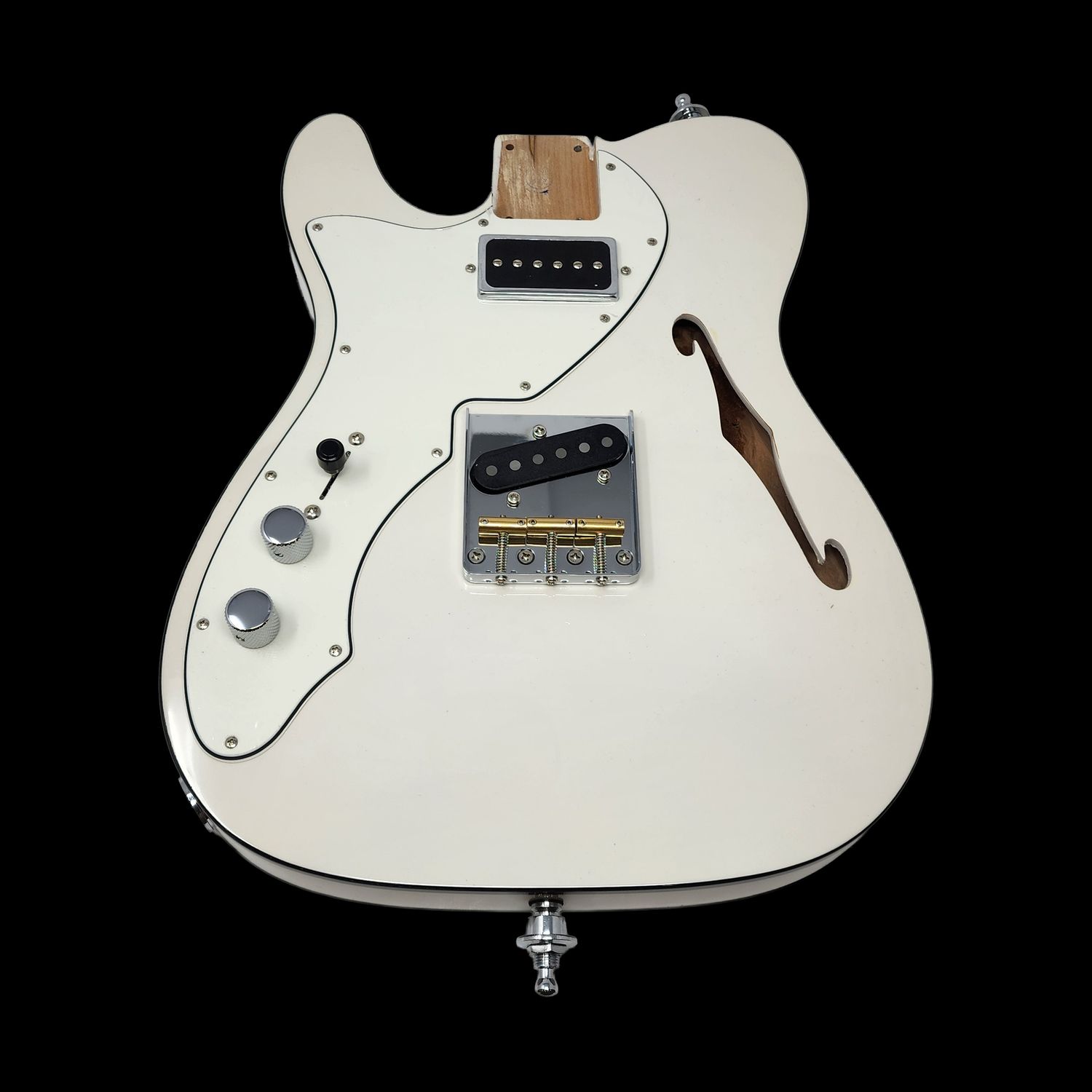 Carparelli LEFT HANDED Pre-Loaded 69 T-Style Thinline SS - Olympic White