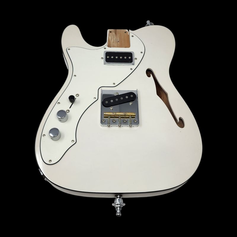 Carparelli LEFT HANDED Pre-Loaded 69 T-Style Thinline SS - Olympic White