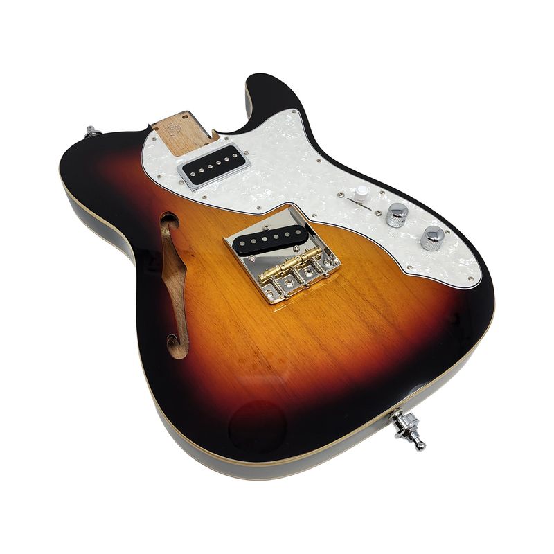 Carparelli RIGHT HANDED Pre-Loaded 69 T-Style Thinline SS - 3TS (3 Tone Sunburst)
