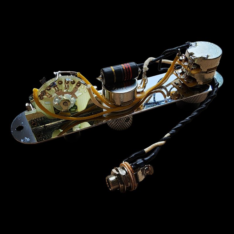Carparelli "Panethere" Chrome T-Style Control Plate CRL CTS Dual Volume Concentric