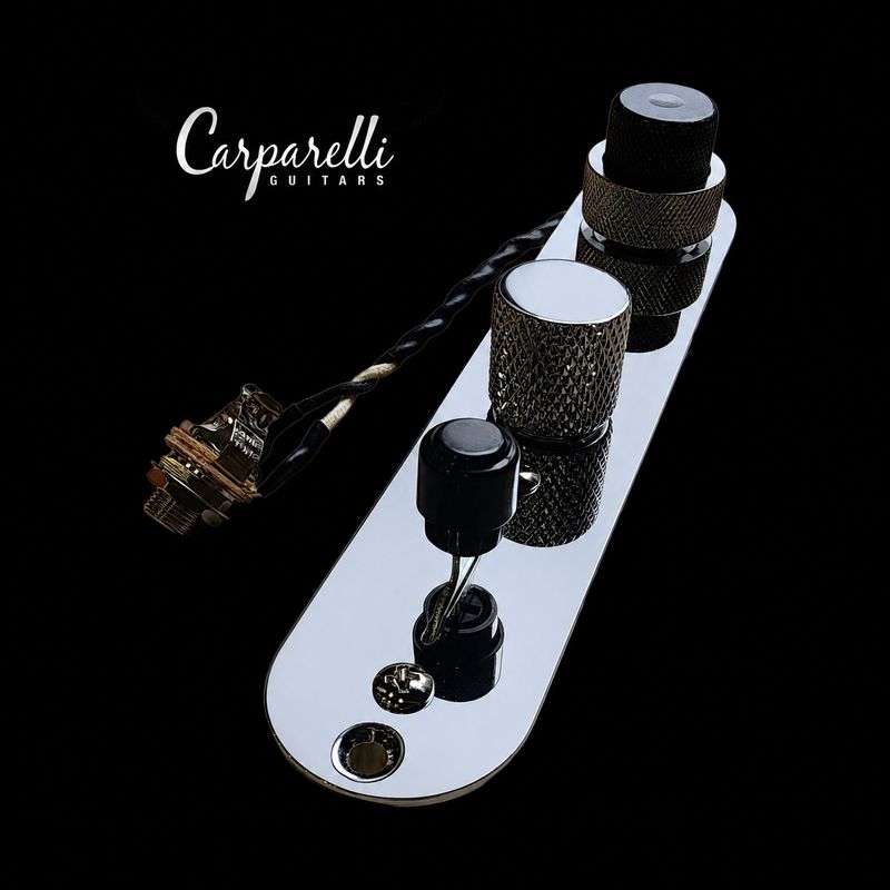 Carparelli "Panethere" Chrome T-Style Control Plate CRL CTS Dual Volume Concentric