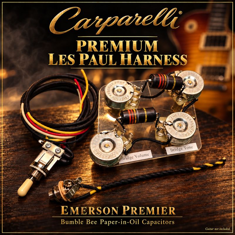 ​CARPARELLI PREMIUM LES PAUL WIRING HARNESS