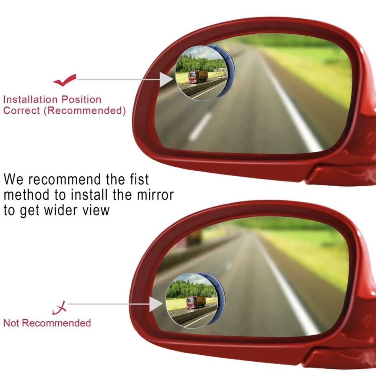 Blind Spot Mirror (2 Pack)