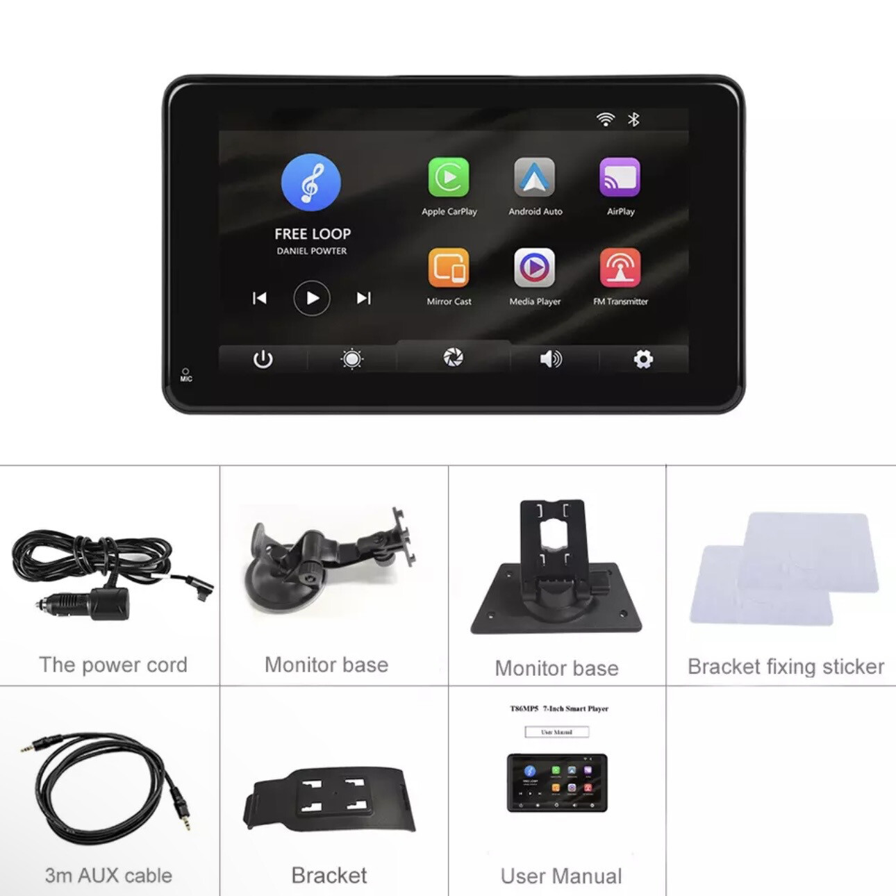 CarPlay Connector - 7 Inch Apple CarPlay &amp; Android Auto System