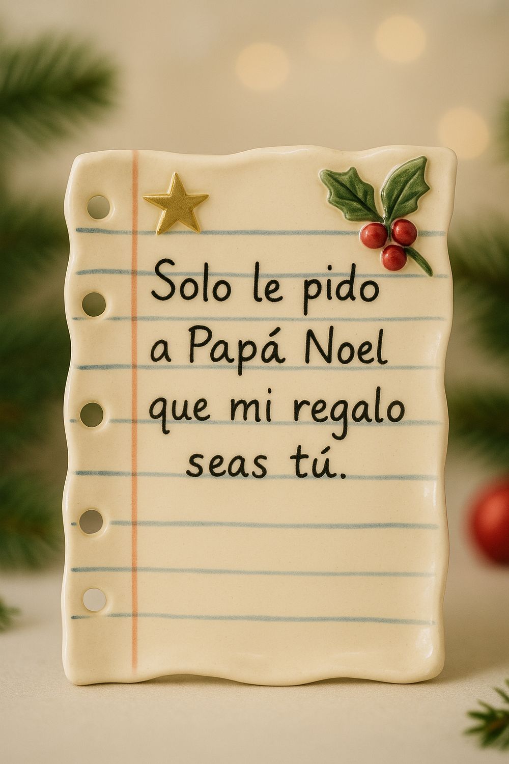 CREA TU NOTA DE BLOC NAVIDEÑA