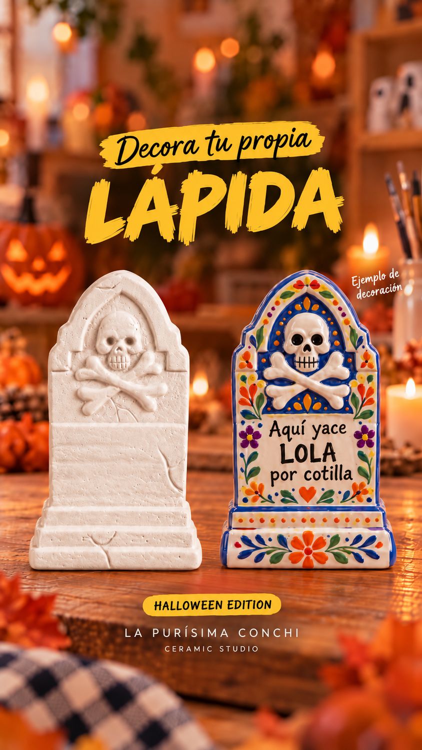 Pinta tu pieza · Halloween Edition 