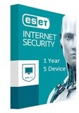 ESET Internet Security 1 YEAR 5 DEVICE