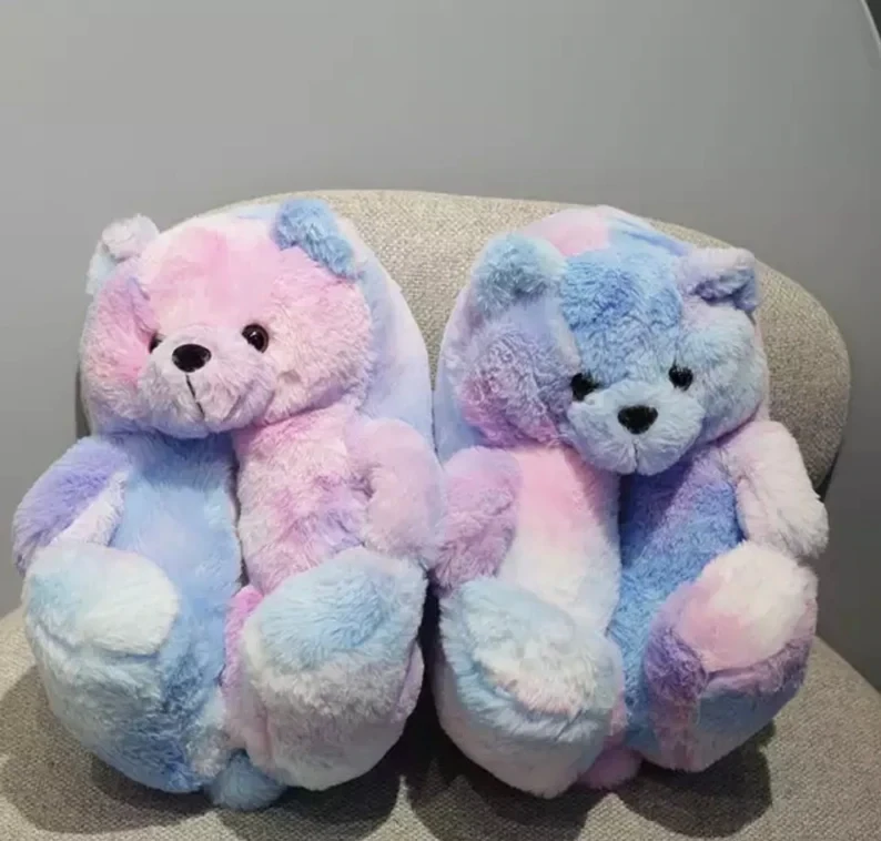 Fluffy Teddy Slippers