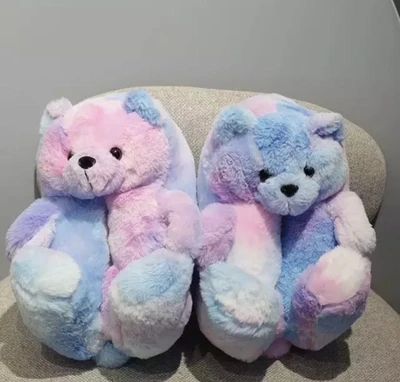 Fluffy Teddy Slippers