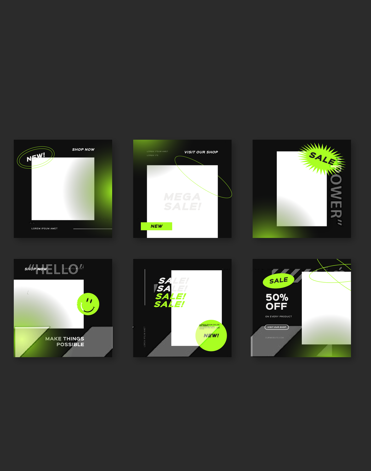 6 Instagram Templates – Social Media post