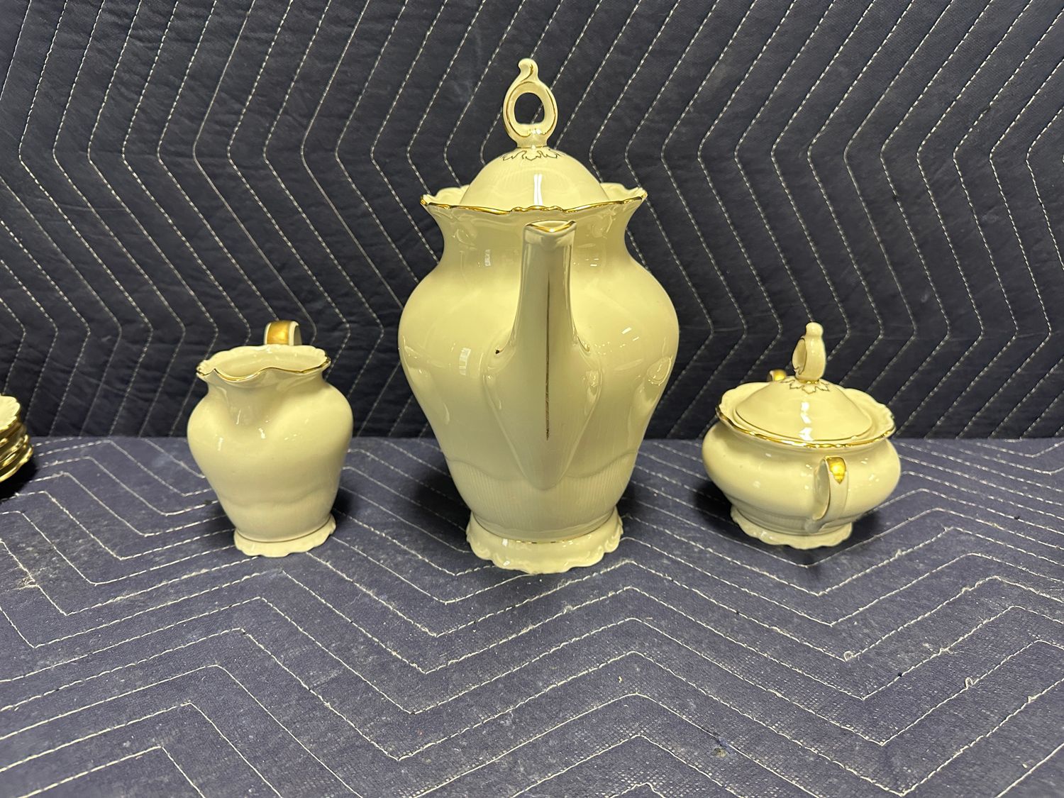 Schirnding Bavarian Porcelain Tea Set (19-Piece Set from Bavaria)