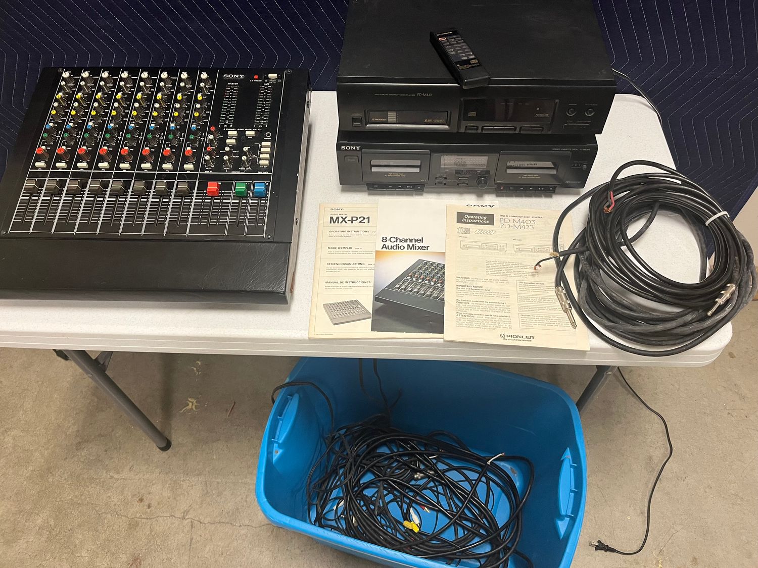 Sony MX-P21 8-channel Broadcast Mixer