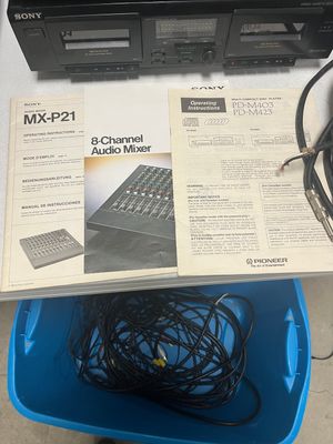 Sony MX-P21 8-channel Broadcast Mixer