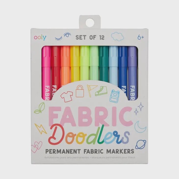 Fabric Markers - Set of 12