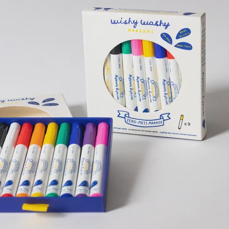 Wishy Washy Markers- set of 9
