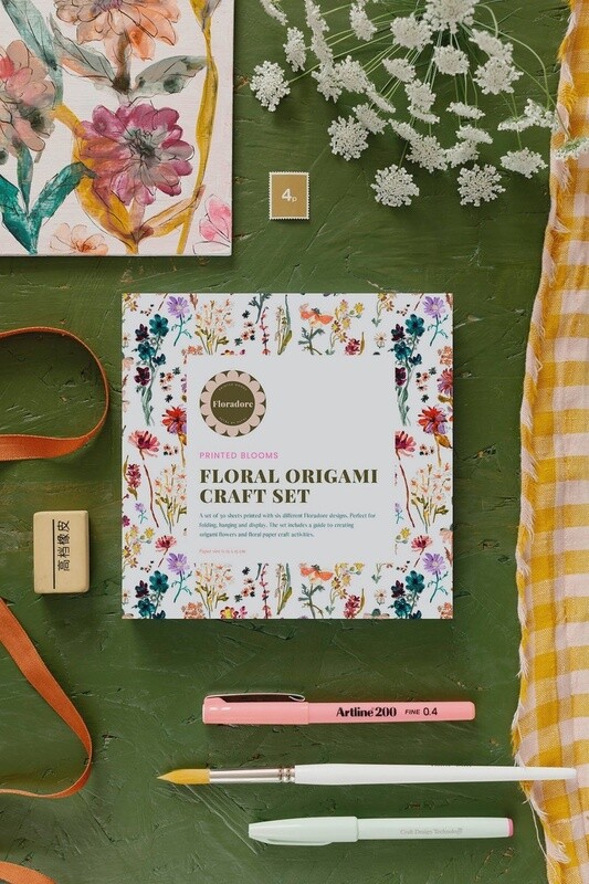 Floral Origami Craft Set
