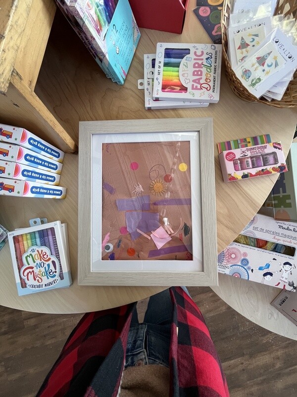 10x12.5 Kids Art Frame with Mat