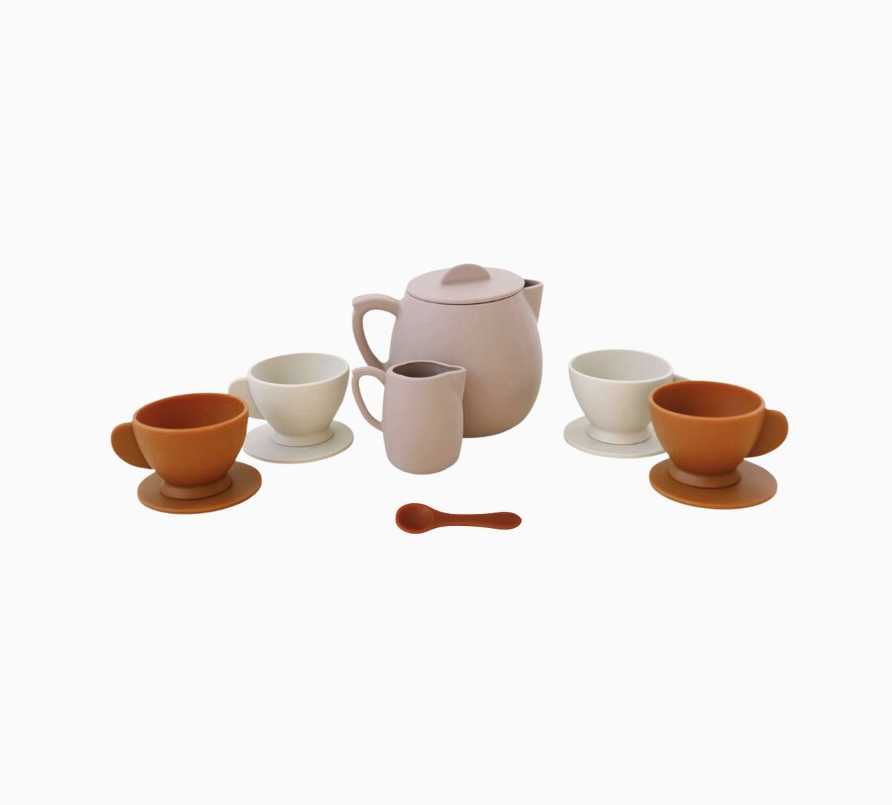 Botanical Rose Silicone Tea Play Set