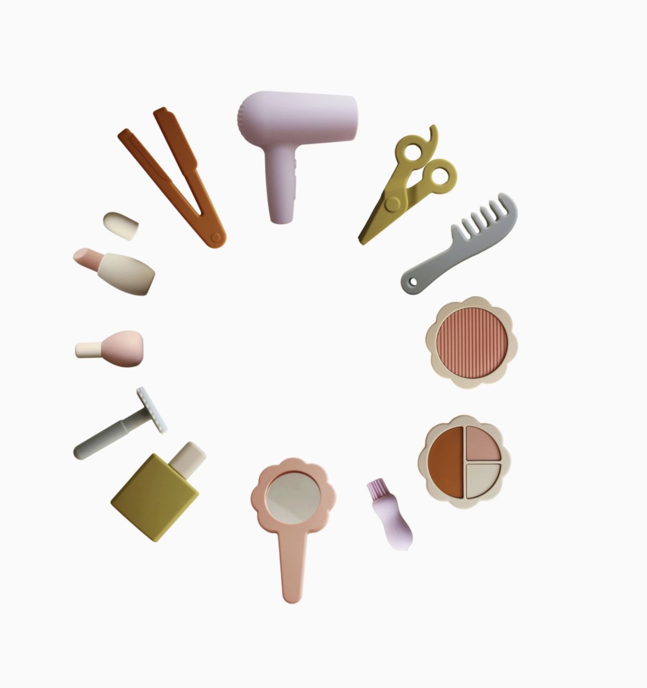 Silicone Hair and Makeup Playset