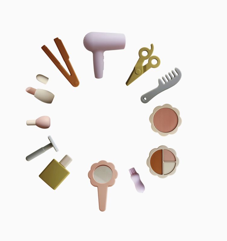 Silicone Hair and Makeup Playset