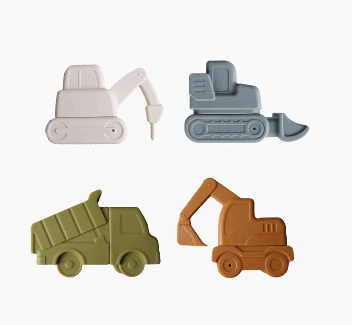 Construction Mold Free Silicone Bath Toy Set