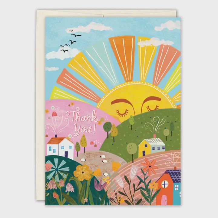 Sun Thank You Card