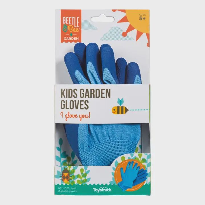 Beetle &amp; Bee Kids Garden Gloves