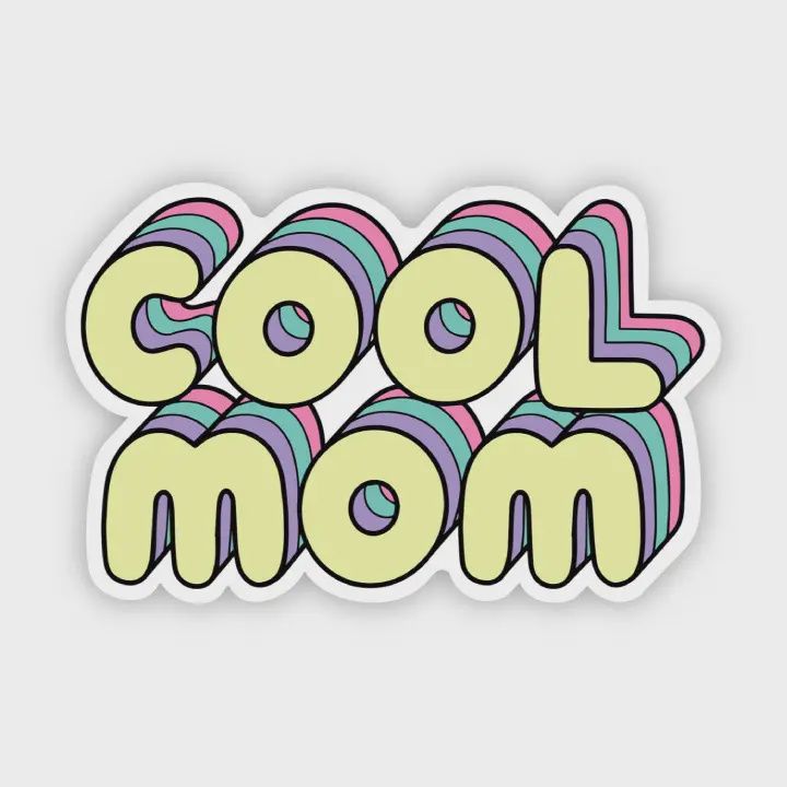 Vinyl Sticker, Type: Cool Mom
