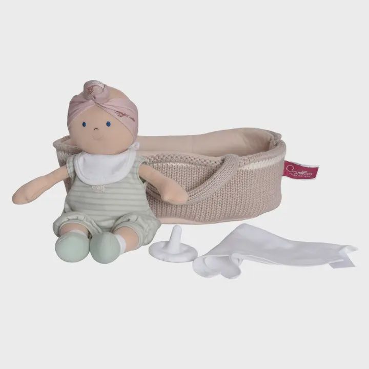 Knitted Carry Cot with Baby, Type: Remi