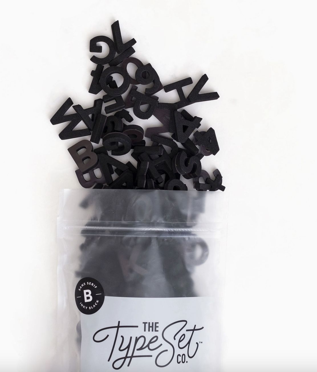 1&quot; 200pc Magnetic Letters, color: Black