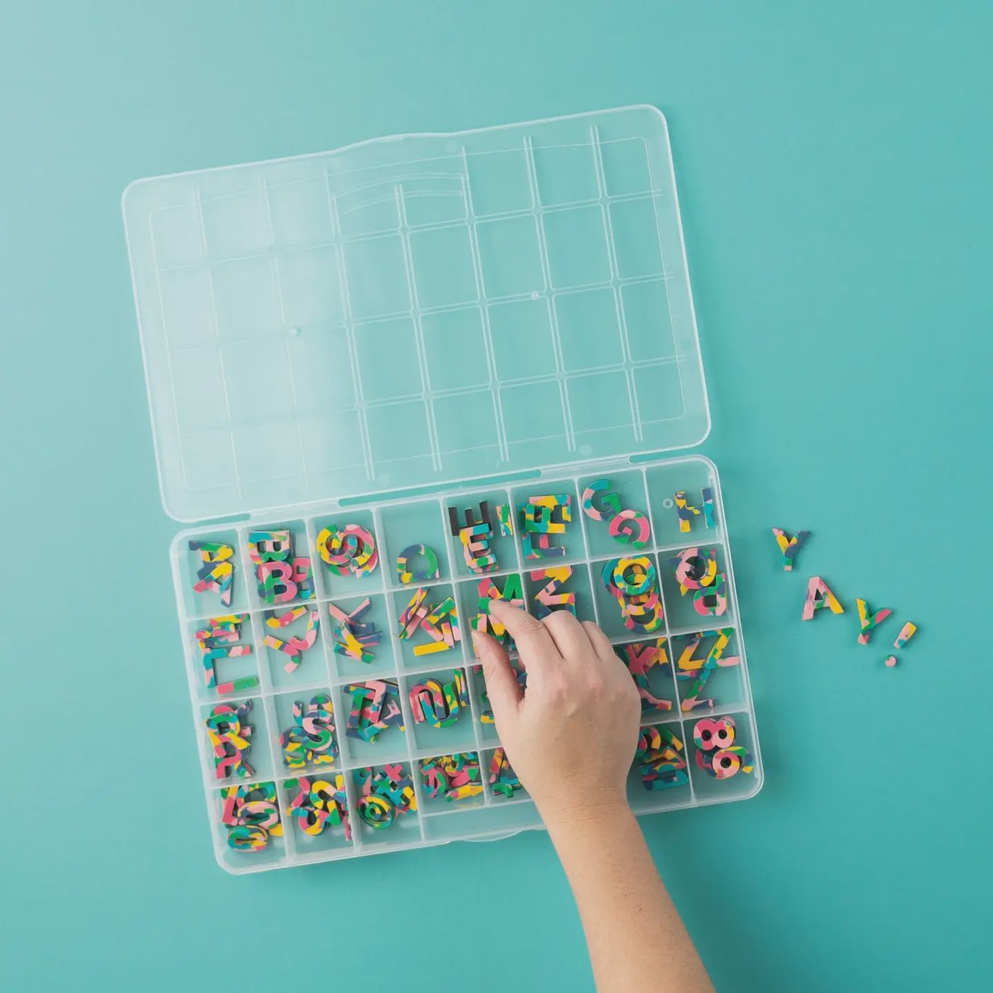 32 Compartment Magnetic Letter Organizer