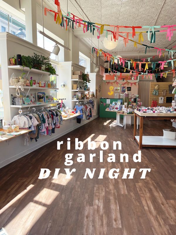 Ribbon Garland DIY BYOB Night