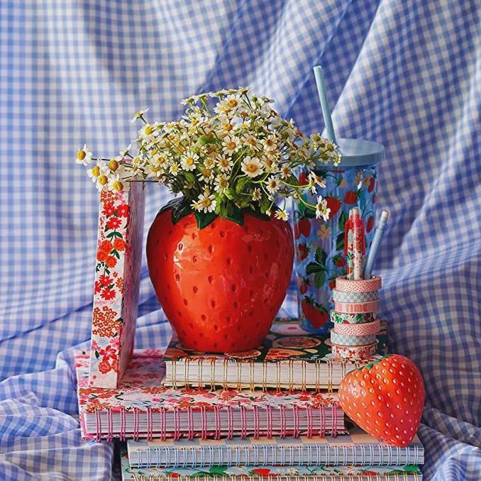 Ceramic Vase, Style: Strawberry Fields