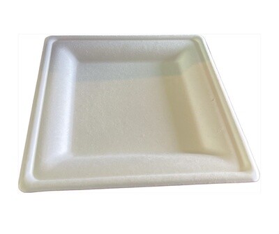 SUGARCANE COMPOSTABLE PLATE  (300 pc per box)