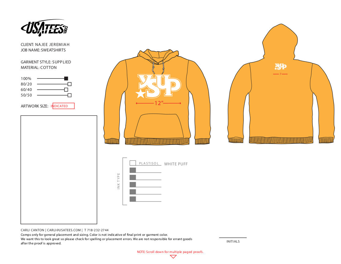 The Official YsUp Hoodie