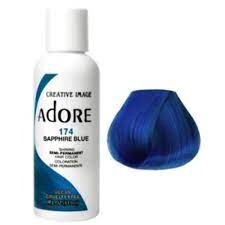 Adore Semi Permanent Hair Color - Sapphire Blue - 174