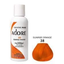 Adore Semi Permanent Hair Color - Sunrise Orange - 38