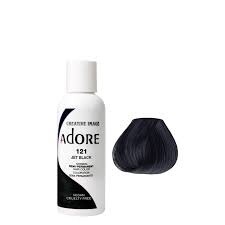 Adore Semi Permanent Hair Color - Jet Black - 121