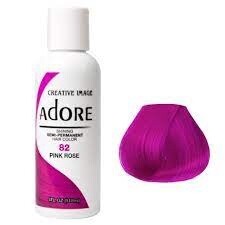 Adore Semi Permanent Hair Color - Pink Rose - 82