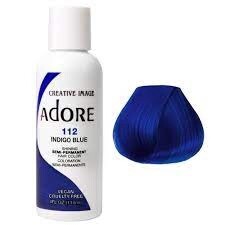 Adore Semi Permanent Hair Color - Indigo Blue - 112