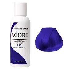 Adore Semi Permanent Hair Color - African Violet - 113