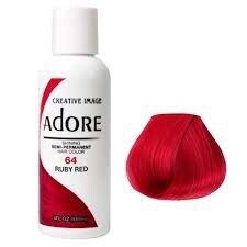 Adore Semi Permanent Hair Color - Ruby Red - 64