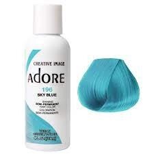 Adore Semi Permanent Hair Color - Sky Blue - 196
