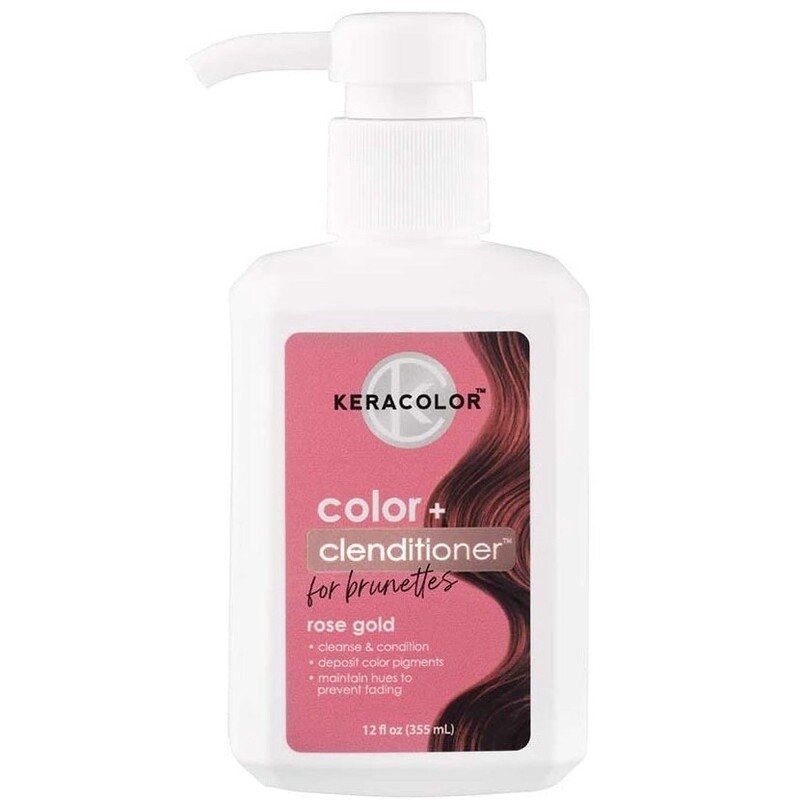 Keracolor Colour + Clenditioner for Brunettes Rose Gold 355m