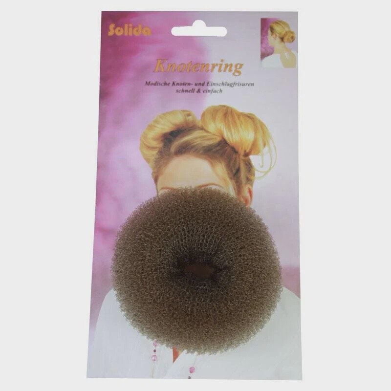 HI Lift Hair Donut Medium Brown 8cm